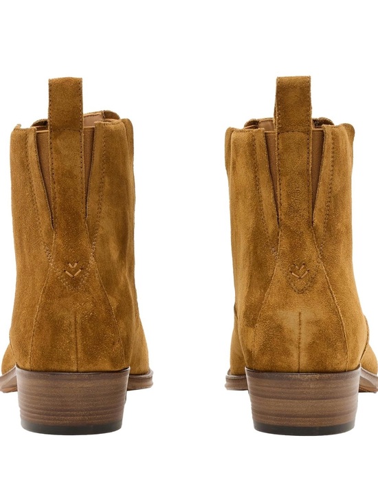 John Varvatos Men\'s Suede Chukka Boots in Tan Suede main image 15